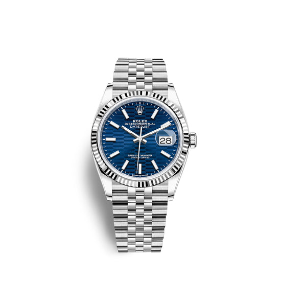 Rolex Replica Watch Datejust 36, Stainless Steel and 18k White Gold, 36mm, 126234-0049