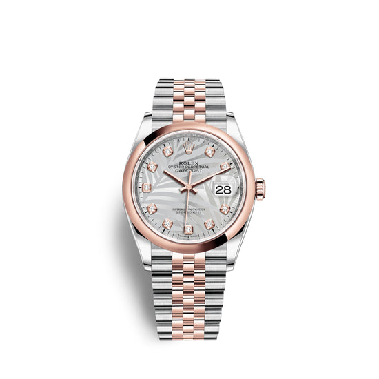 Rolex Replica Watch Datejust 36mm, Oystersteel and 18k Everose Gold, 126201-0037
