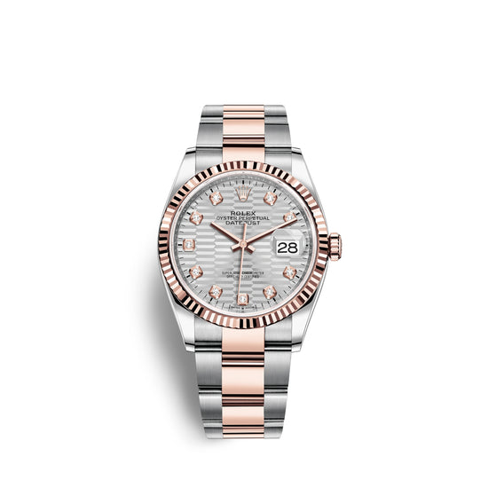 Rolex Replica Watch Datejust 36mm, Oystersteel and 18k Everose Gold, 126231-0040