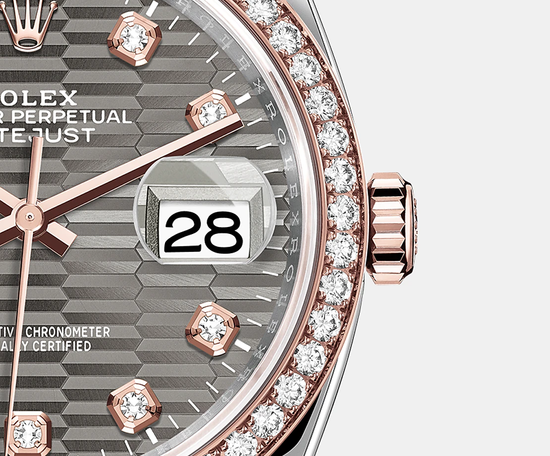 Rolex Replica Watch Datejust 36mm, Oystersteel and 18k Everose Gold, 126281rbr-0029