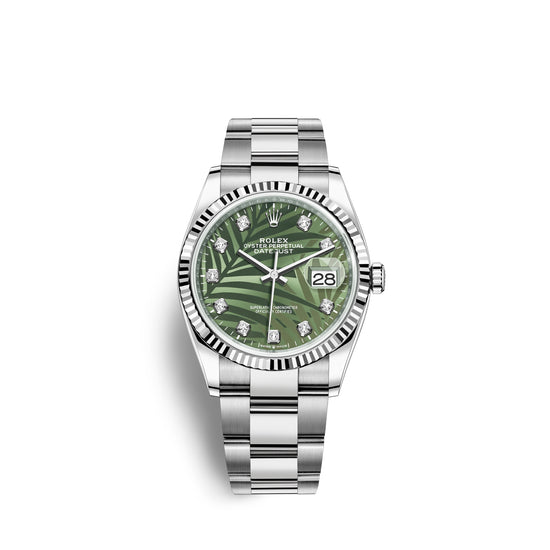 Rolex Replica Watch Datejust 36mm, Oystersteel and 18k White Gold, 126234-0056