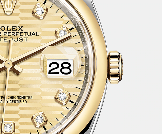 Rolex Replica Watch Datejust 36mm, Oystersteel and 18k Yellow Gold, 126203-0045