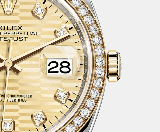 Rolex Replica Watch Datejust 36mm, Oystersteel and 18k Yellow Gold, 126283rbr-0032
