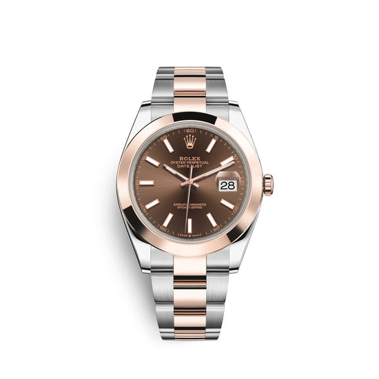 Rolex Replica Watch Datejust 41, 18k Everose Gold and Stainless Steel, 41mm, 126301-0001