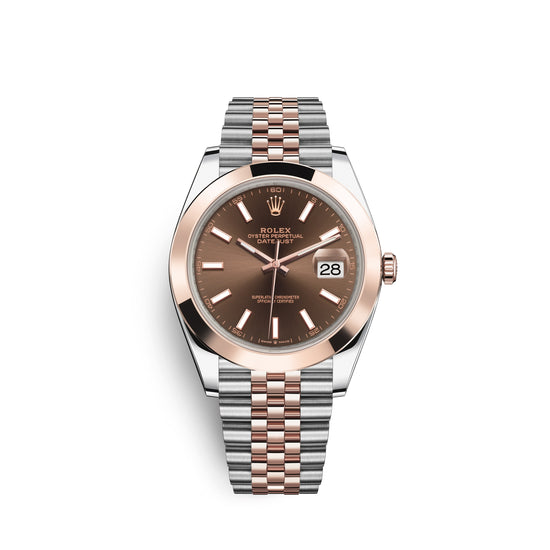 Rolex Replica Watch Datejust 41, 18k Everose Gold and Stainless Steel, 41mm, 126301-0002
