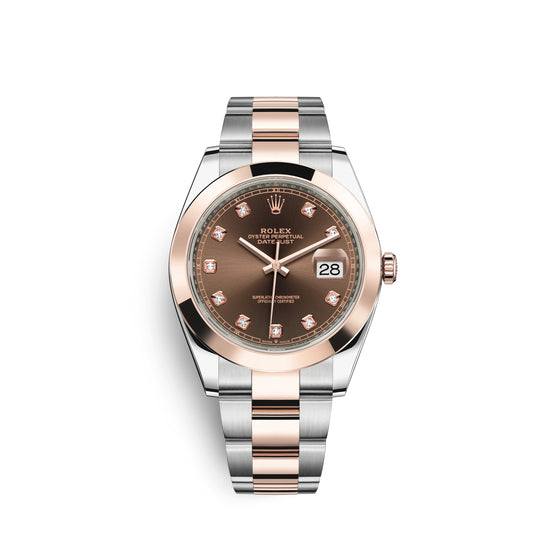 Rolex Replica Watch Datejust 41, 18k Everose Gold and Stainless Steel, 41mm, 126301-0003