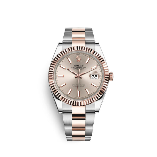 Rolex Replica Watch Datejust 41, 18k Everose Gold and Stainless Steel, 41mm, 126331-0009