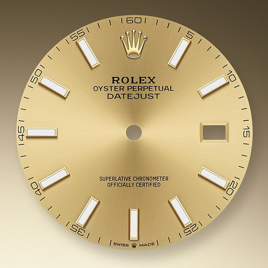 Rolex Replica Watch Datejust 41, 18k Yellow Gold and Stainless Steel, 41mm, 126303-0010