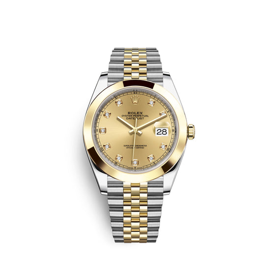 Rolex Replica Watch Datejust 41, 18k Yellow Gold and Stainless Steel, 41mm, 126303-0012