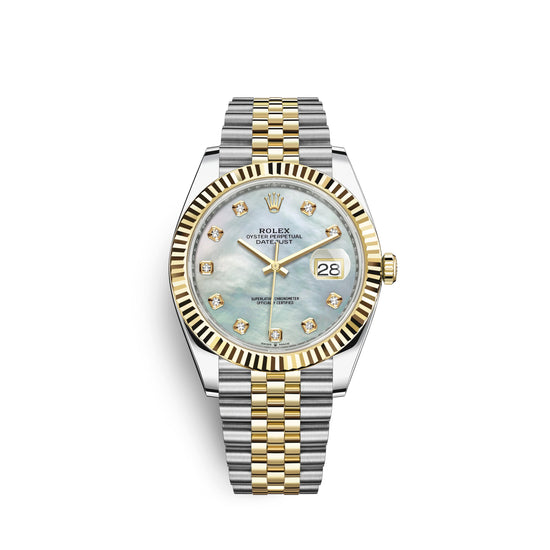 Rolex Replica Watch Datejust 41, 18k Yellow Gold and Stainless Steel, 41mm, 126333-0018