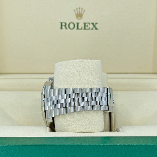 Rolex Replica Watch Datejust 41, Oystersteel, 18k White Gold, and Diamonds, 41mm, 126334-0006