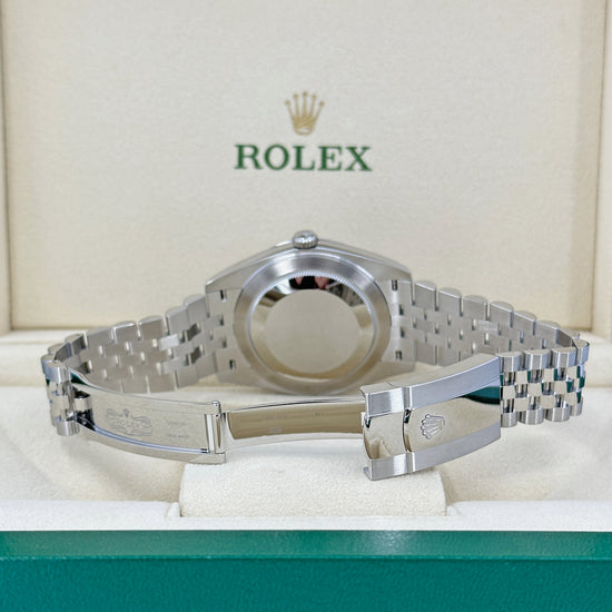 Rolex Replica Watch Datejust 41, Oystersteel, 18k White Gold, and Diamonds, 41mm, 126334-0006