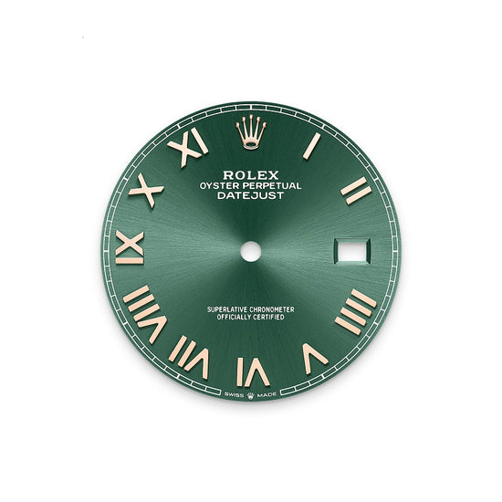 Rolex Replica Watch Datejust 41, Oystersteel and 18k Everose Gold, Mint green sunray Roman dial, Smooth Jubilee, 126301-0022