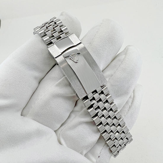 Rolex Replica Watch Datejust 41, Oystersteel and 18k White Gold, Blue Dial, 41mm, Fluted, Jubilee, 126334-0002