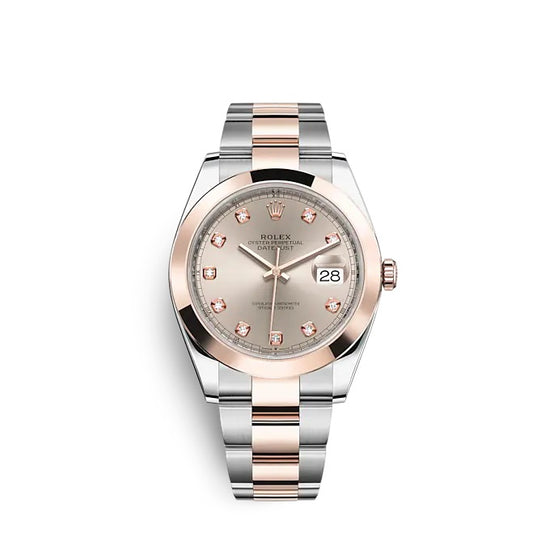 Rolex Replica Watch Datejust 41 Oystersteel and Everose gold 126301-0007