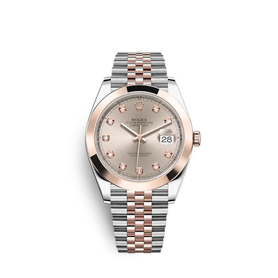 Rolex Replica Watch Datejust 41 Oystersteel and Everose gold 126301-0008