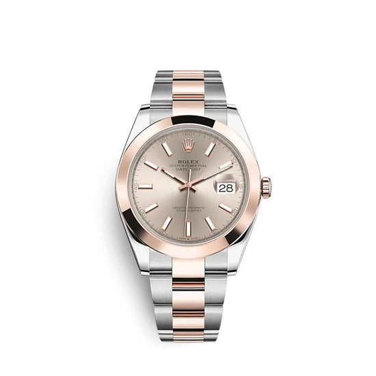 Rolex Replica Watch Datejust 41 Oystersteel and Everose gold 126301-0009