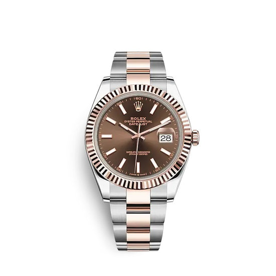Rolex Replica Watch Datejust 41 Oystersteel and Everose gold 126331-0001