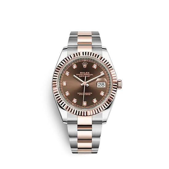 Rolex Replica Watch Datejust 41 Oystersteel and Everose gold 126331-0003