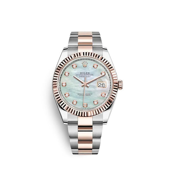 Rolex Replica Watch Datejust 41 Oystersteel and Everose gold 126331-0013