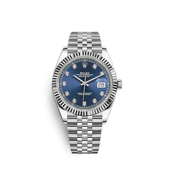 Rolex Replica Watch Datejust 41 Oystersteel and white gold 126334-0016