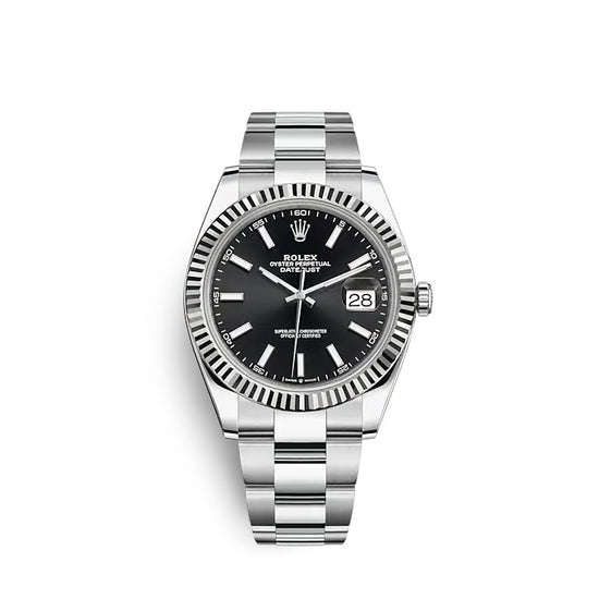 Rolex Replica Watch Datejust 41 Oystersteel and white gold 126334-0017