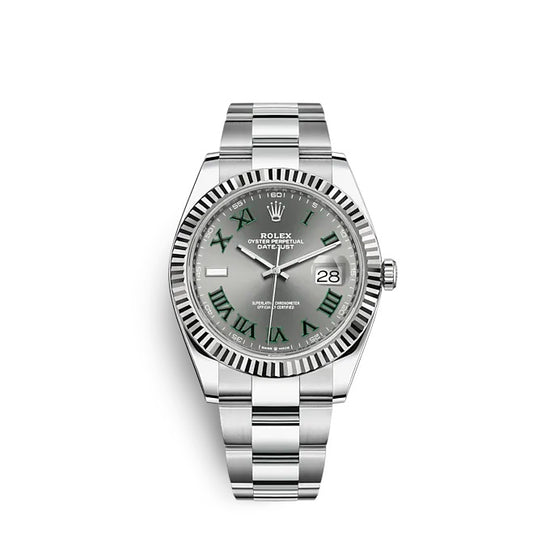 Rolex Replica Watch Datejust 41 Oystersteel and white gold 126334-0021