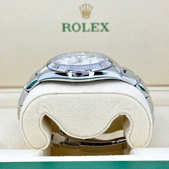 Rolex Replica Watch Datejust 41 Oystersteel and white gold 126334-0023