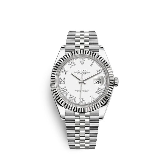 Rolex Replica Watch Datejust 41 Oystersteel and white gold 126334-0024