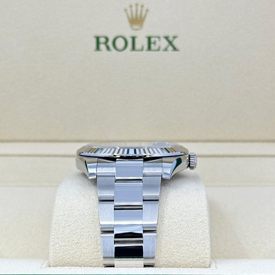 Rolex Replica Watch Datejust 41, Stainless Steel and 18k White Gold, 41mm, 126334-0005