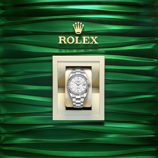 Rolex Replica Watch Datejust 41, Stainless Steel and 18k White Gold, 41mm, 126334-0009