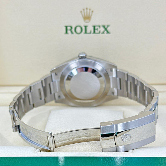 Rolex Replica Watch Datejust 41, Stainless Steel and 18k White Gold, 41mm, 126334-0013