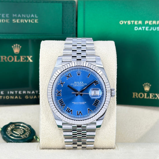 Rolex Replica Watch Datejust 41, Stainless Steel and 18k White Gold, 41mm, 126334-0026