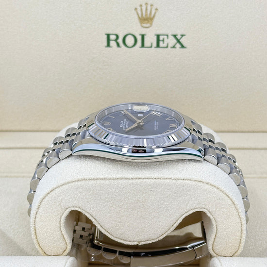 Rolex Replica Watch Datejust 41, Stainless Steel and 18k White Gold, 41mm, 126334-0026