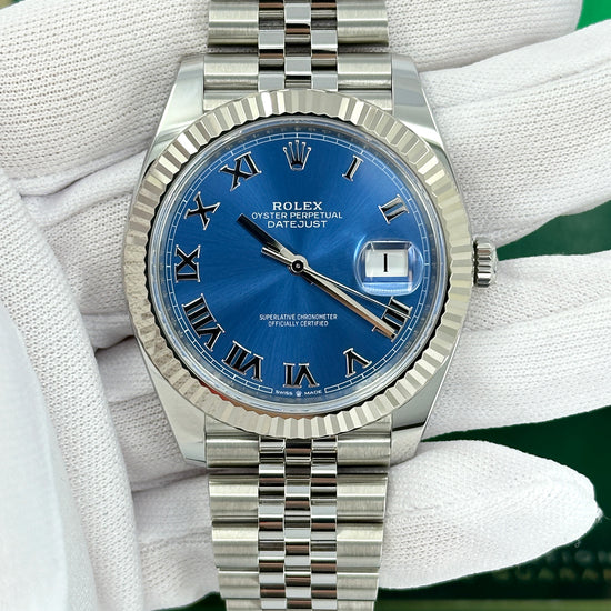 Rolex Replica Watch Datejust 41, Stainless Steel and 18k White Gold, 41mm, 126334-0026