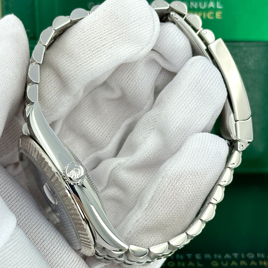 Rolex Replica Watch Datejust 41, Stainless Steel and 18k White Gold, 41mm, 126334-0026