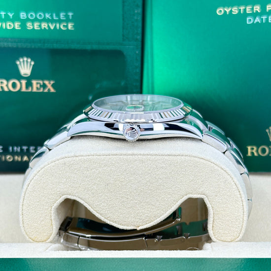 Rolex Replica Watch Datejust 41, Stainless Steel and 18k White Gold, 41mm, Mint 2022, 126334-0003