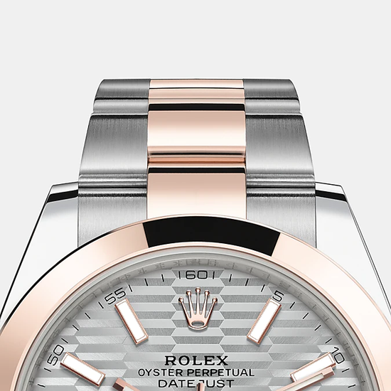 Rolex Replica Watch Datejust 41mm, Oystersteel and 18k Everose Gold, 126301-0017