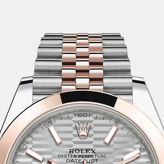 Rolex Replica Watch Datejust 41mm, Oystersteel and 18k Everose Gold, 126301-0018
