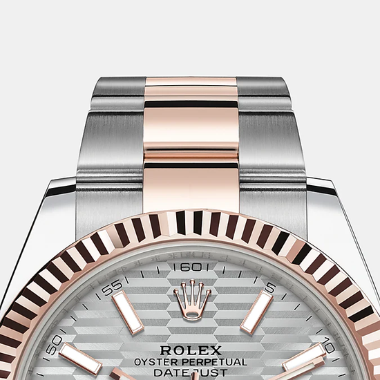 Rolex Replica Watch Datejust 41mm, Oystersteel and 18k Everose Gold, 126331-0017