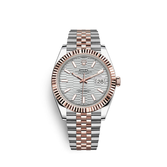 Rolex Replica Watch Datejust 41mm, Oystersteel and 18k Everose Gold, 126331-0018