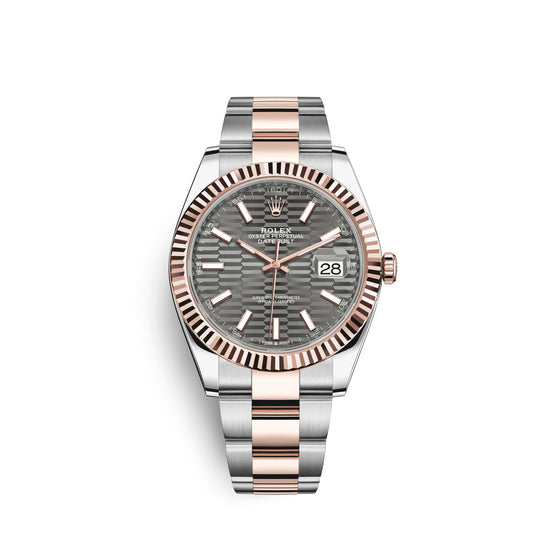 Rolex Replica Watch Datejust 41mm, Oystersteel and 18k Everose Gold, 126331-0019