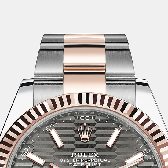 Rolex Replica Watch Datejust 41mm, Oystersteel and 18k Everose Gold, 126331-0019