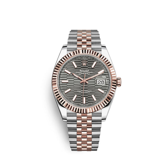 Rolex Replica Watch Datejust 41mm, Oystersteel and 18k Everose Gold, 126331-0020