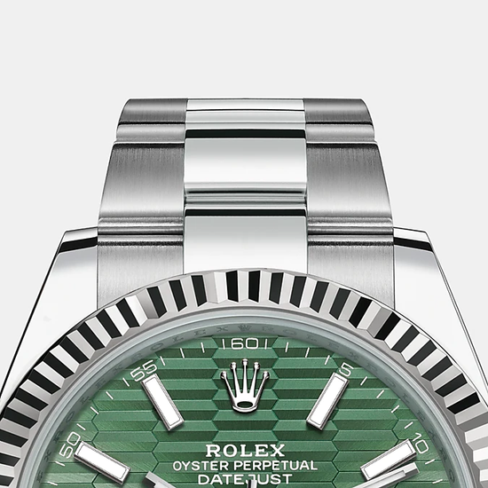 Rolex Replica Watch Datejust 41mm, Oystersteel and 18k White Gold, 126334-0029