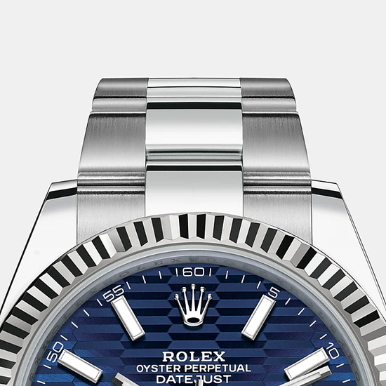 Rolex Replica Watch Datejust 41mm, Oystersteel and 18k White Gold, 126334-0031