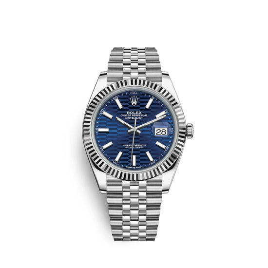 Rolex Replica Watch Datejust 41mm, Oystersteel and 18k White Gold, 126334-0032