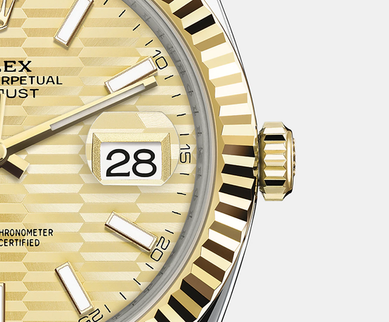 Rolex Replica Watch Datejust 41mm, Oystersteel and 18k Yellow Gold, 126333-0021