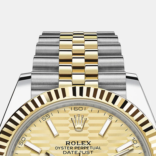 Rolex Replica Watch Datejust 41mm, Oystersteel and 18k Yellow Gold, 126333-0022