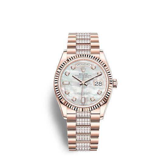 Rolex Replica Watch Day-Date 36 Everose gold 128235-0032
